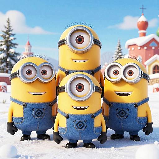 Russian Minions in Folk Attire