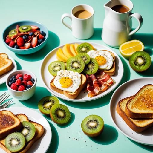 Vibrant Breakfast Spread Photography