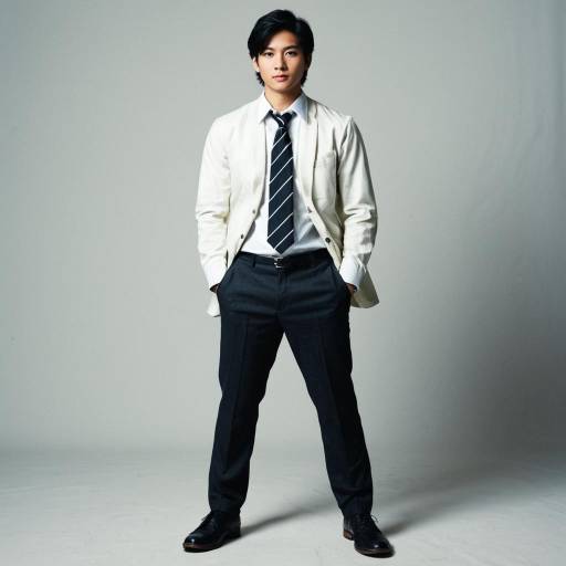 Stylish Male in Casual Suit Outfit