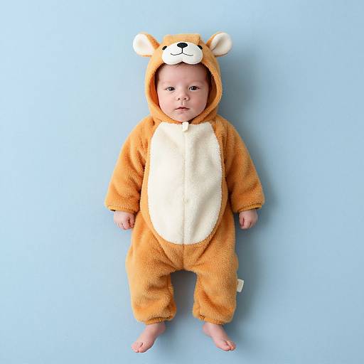 Newborn Male in Animal Kigurumi