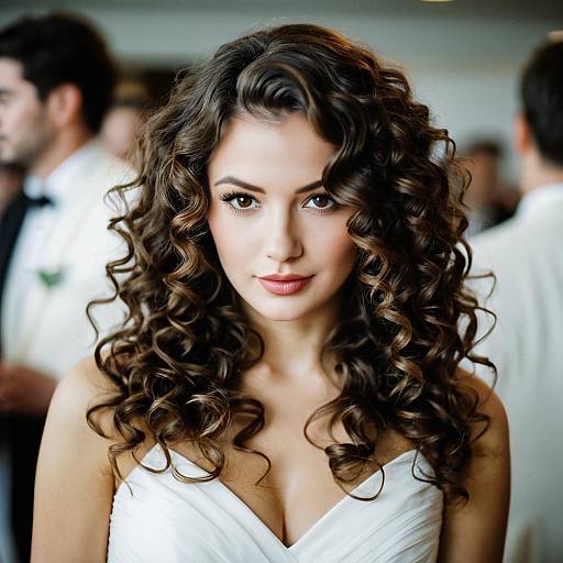 Elegant Wedding Reception Hairstyle Display