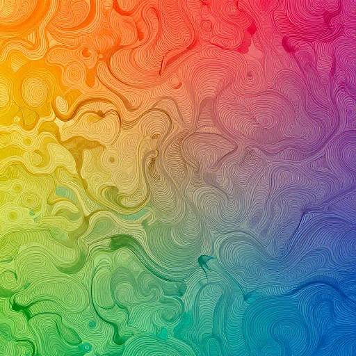 Macro Abstract Color Gradient Patterns