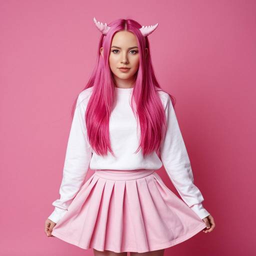 Charming Pink Axolotl Costume Look