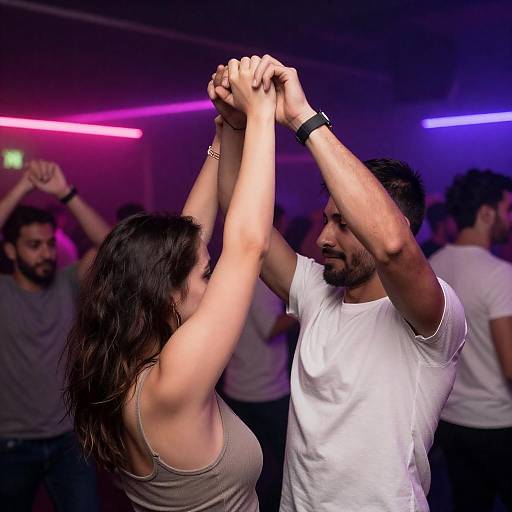 Vibrant Nightclub Dance Scene