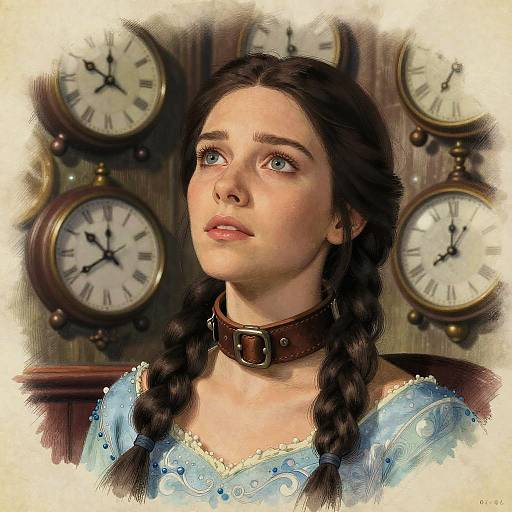 Elsa in Leather Neck Restraint