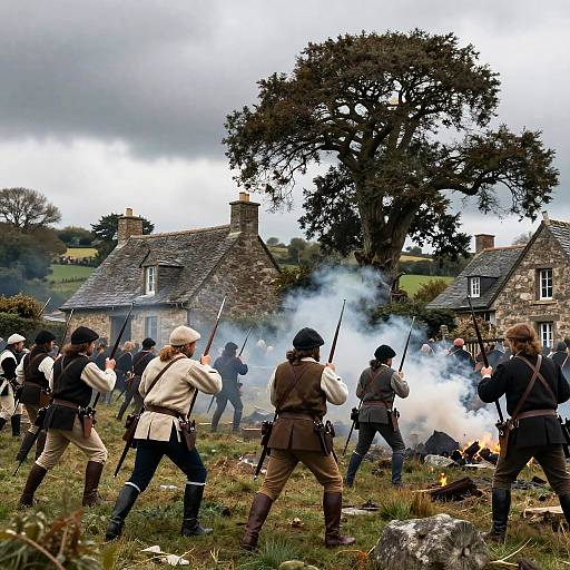 Chouans French Revolution Guerilla Ambush in Brittany