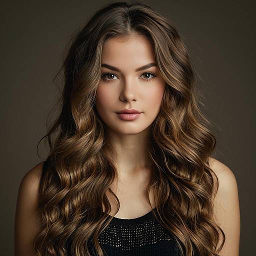 Realistic Portrait of a Young Woman