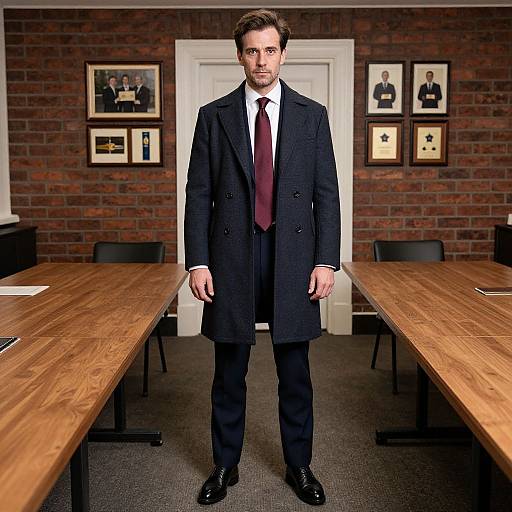 Confident Man in Classic Business Attire