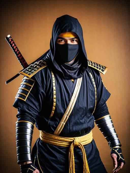 Realistic Ninjara Cosplay of a Man