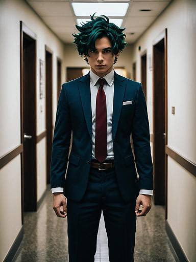 Midnight Hero Academia Suit Man
