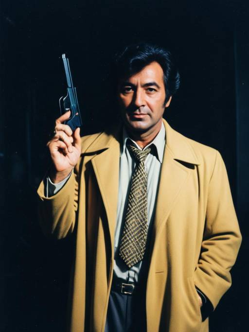 Realistic Columbo Cosplay Photo of Man
