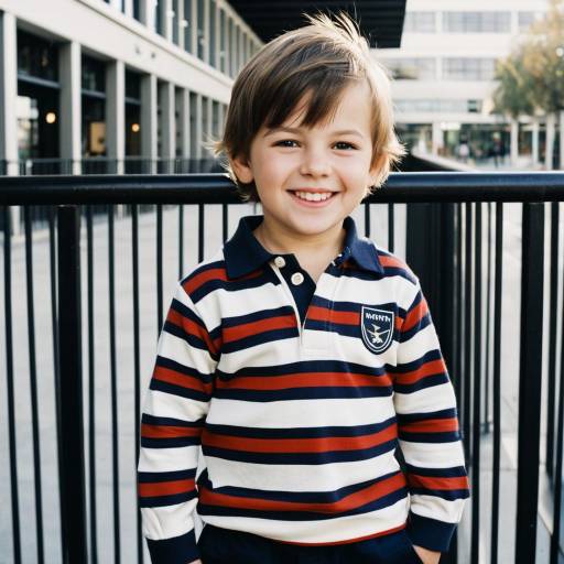 Playful Toddler Fashion Portrait Outdoors