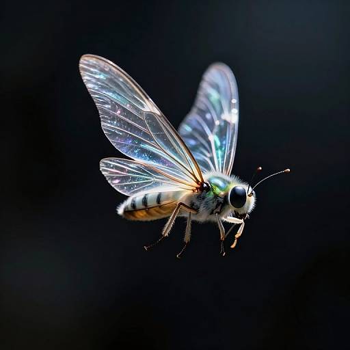 Ethereal Insect with Glass Wings