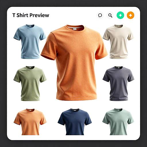 3D Dynamic T-Shirt Preview Generator