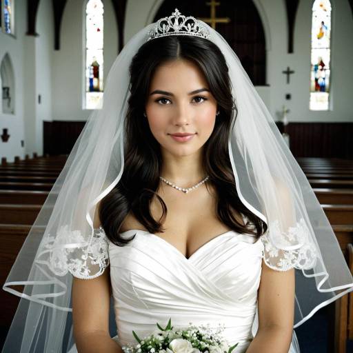Elegant Modest Princess Wedding Scene