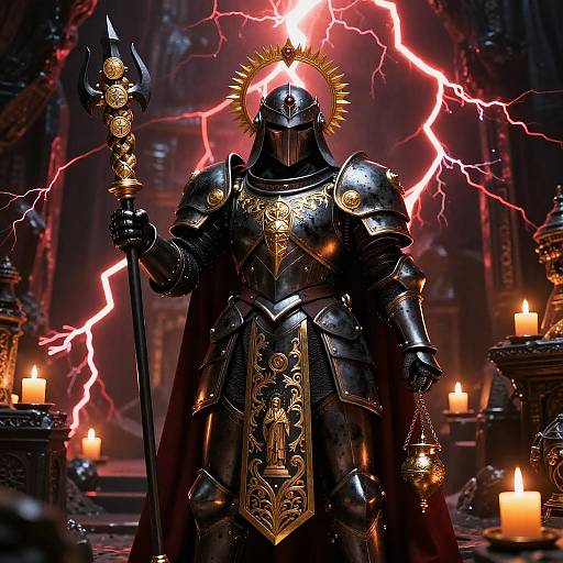 Heroic Sister of Battle in Obsidian Reliquary