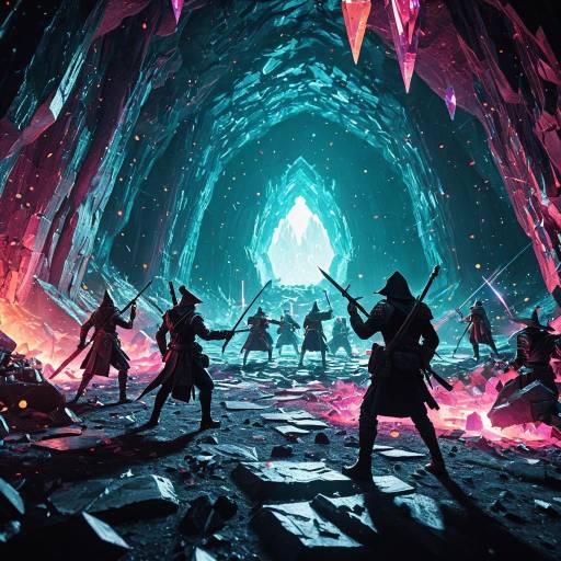 Epic Battle in Crystal Cavern