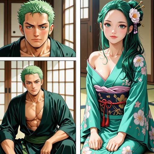 Roronoa Zoro Inspired Character Portrait
