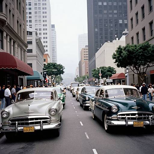 Vintage Cars on 1954 San Francisco Street