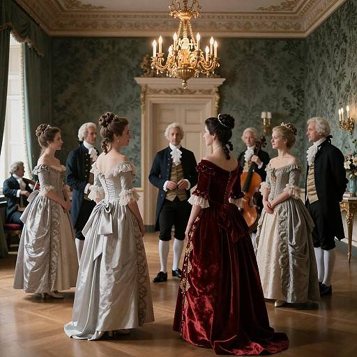 Lavish 18th-Century Ballroom Evening Social
