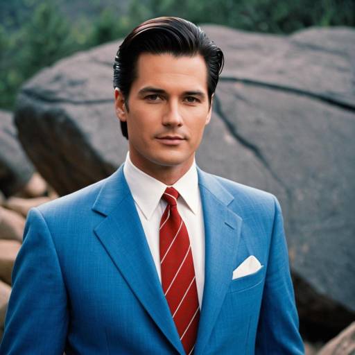 Retro 60s Businessman Inspired by Flintstones