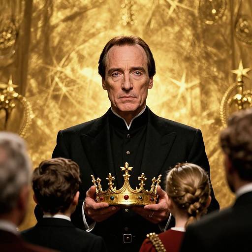 Hannibal Lecter as King with Crown