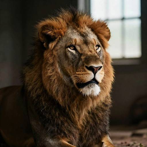 Majestic Lion Portrait