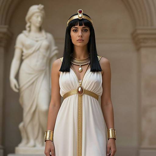 Realistic Cleopatra Goddess Portrait