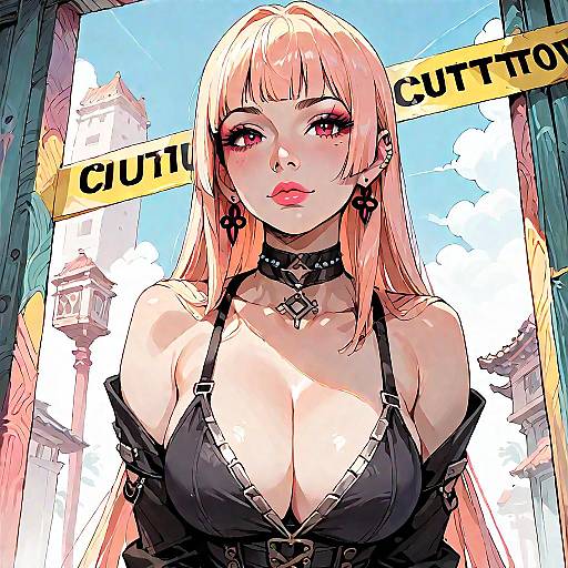 Anime Girl with Edgy Style