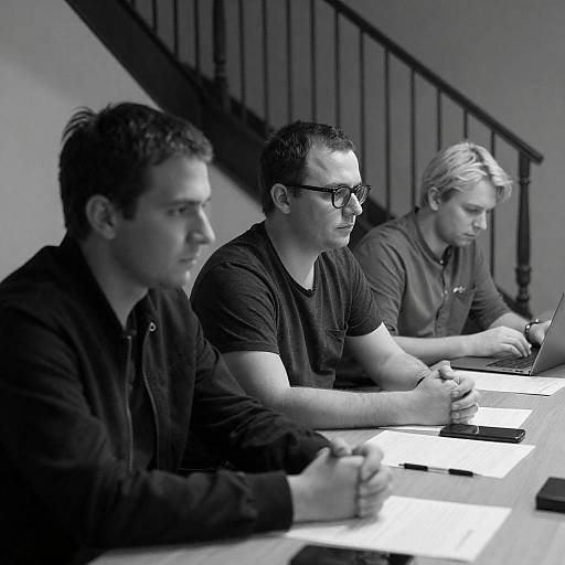 Intense Conversations in Black and White