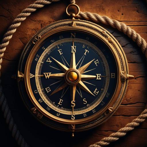 Ethereal Vintage Compass in Soft Lighting Ethereal Vintage Compass in Soft Lighting