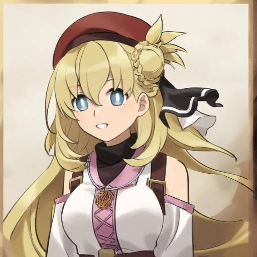 Illustration of Agnes claudel, eiyuu densetsu in the style of Kaigen 1025