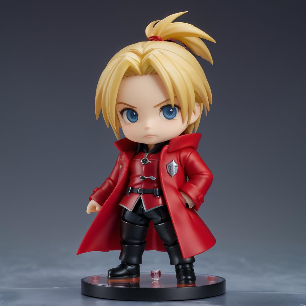 High-Resolution Nendoroid of Edward Elric