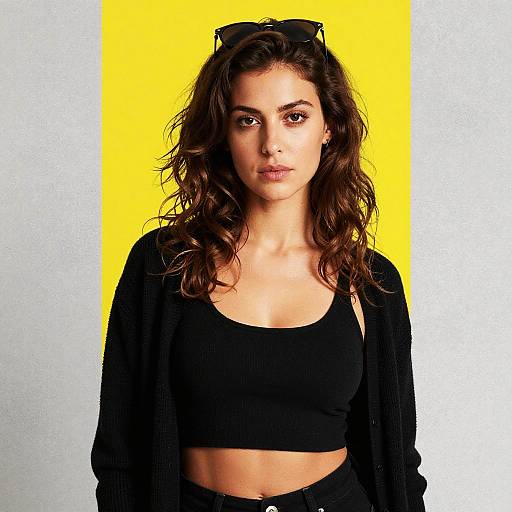 Modern Grunge Portrait of Woman