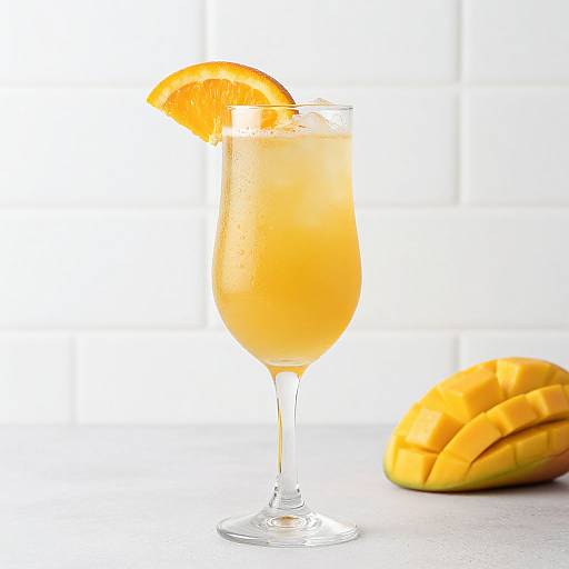 Golden Mango Vodka Cocktail Elegance