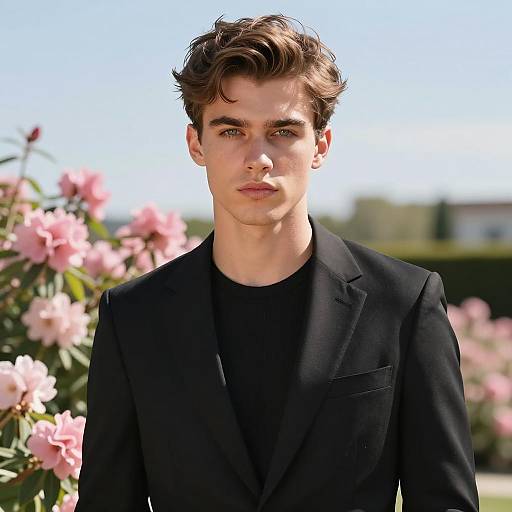 Stylish Male Concert Outfit Portrait