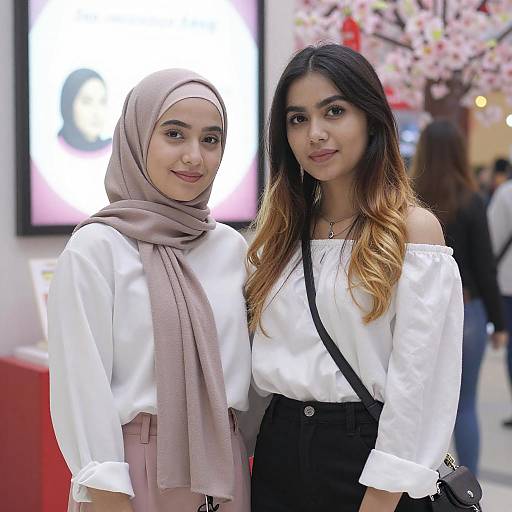 Portrait of Two Women Outdoors