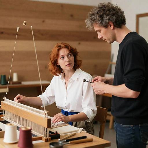 Craftsmanship in Action: Workshop Scene