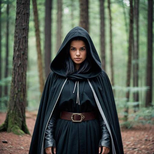 Mysterious Woman in Jedi Costume