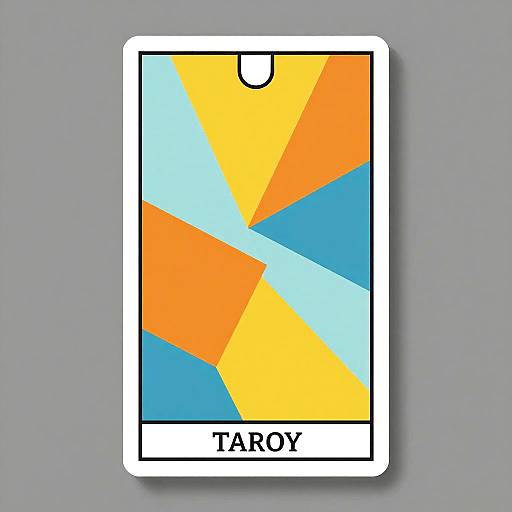 Abstract Geometric Tarot Card Back