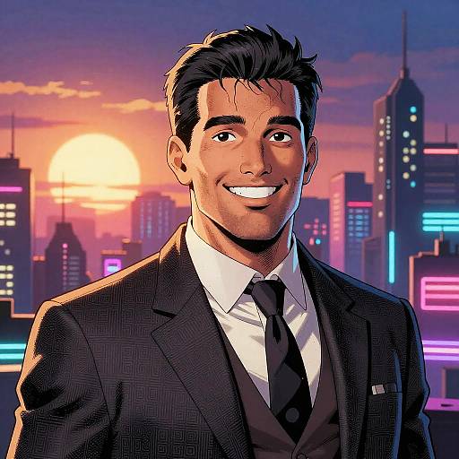 Galactic Diplomat Comic Portrait