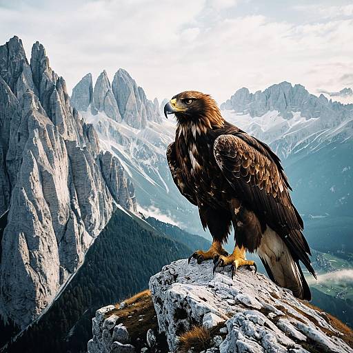 Golden Eagle on Dolomite Peak