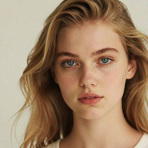 Captivating Close-Up of Timeless Beauty