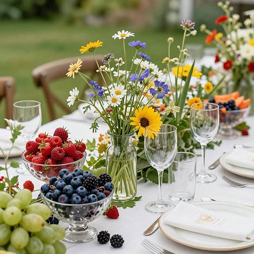 Berries and Wildflower Decor Ideas