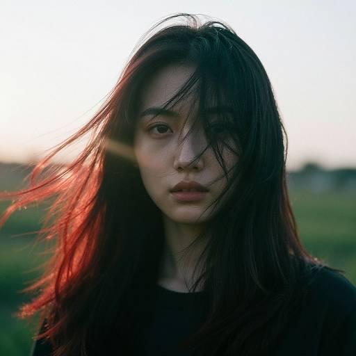 Realistic Analog Style Portrait with Lighting