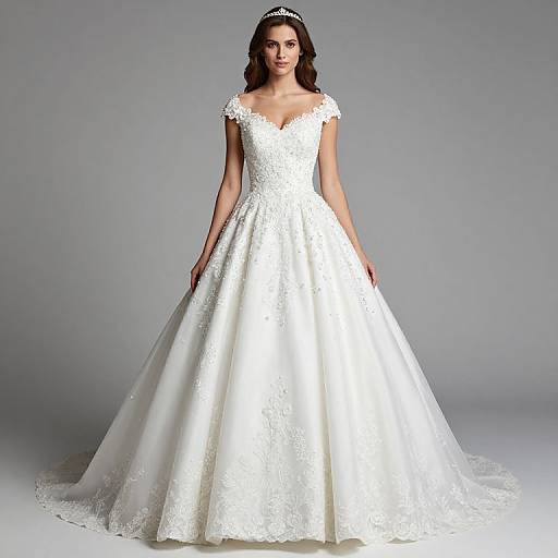 2019 80's Style Wedding Dress