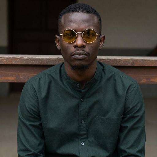 Contemplative Portrait of a Man