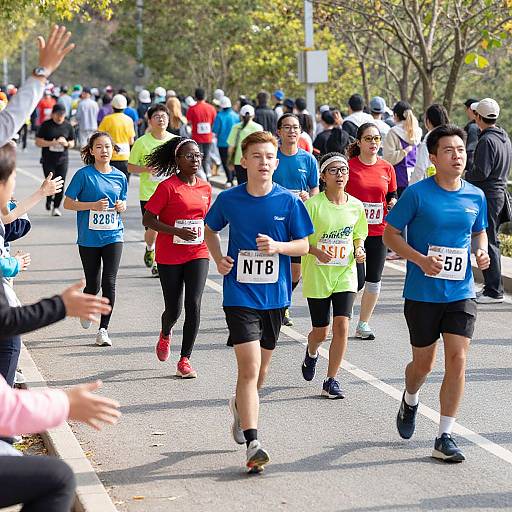 Community 5K Race on Sunny Morning