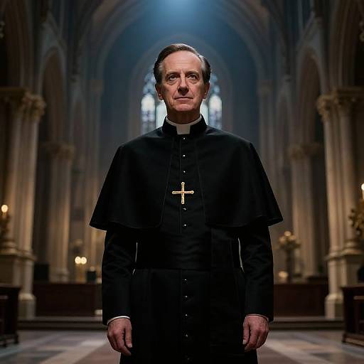 Dieter Rams as Pope in Cathedral