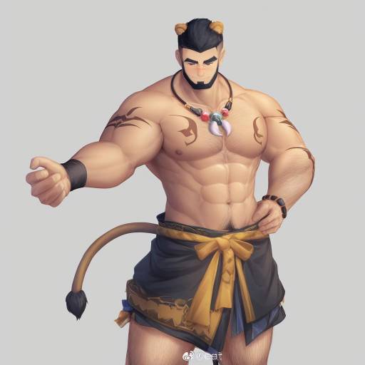 Illustration of Alca (wakatanka4), gyee in the style of Tenmaso